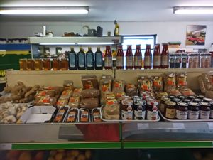 Grains, jams, honey usually local produce at Cunninghams Fruit & Veg in Castlecomer