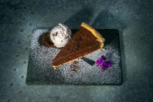 Belgian Chocolate Tart at Odd Frog in Barrow-in-furness