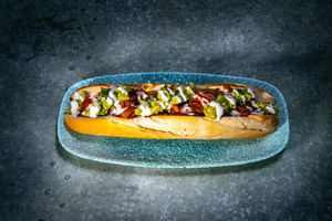 Staek Fajita Baguette at Odd Frog in Barrow-in-furness