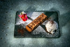 Chocolate & Hazelnut Cheezecake at Odd Frog in Barrow-in-furness