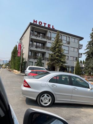 Exterior of the Hotel Millennium.  at Millennium in Tushemisht