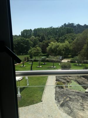 window view at Quinta Monteluz in Viseu