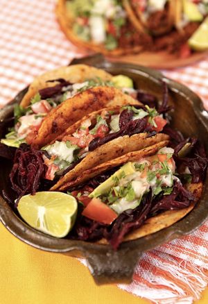 Tacos de Jamaica   at La Curandera in Guatemala City