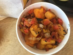 Butternut Squash vegan dip at Taco Bus in St Petersburg