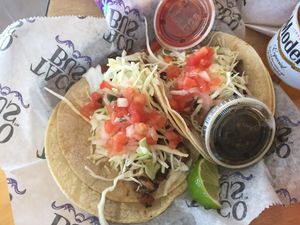 Yummy portobello tacos at Taco Bus in St Petersburg