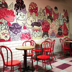 Interior shot of scoop shop at 4631 Airport Blvd, suite 125. at Sweet Ritual in Austin