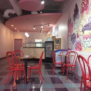 Scoop shop interior  at Sweet Ritual in Austin