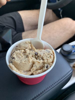 Peanut butter chocolate. Medium size. Great flavor/taste and solid size for reasonable price   at Sweet Ritual in Austin