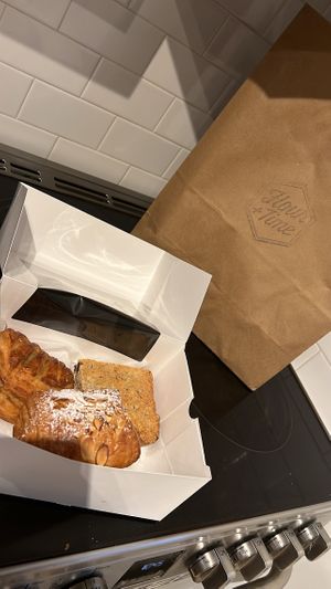 Apple Turnover, Lunchbar, & Bearclaw  at Flour + Time Bakery in Atlanta