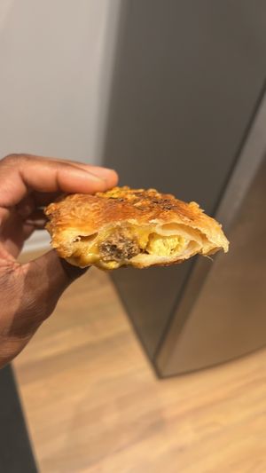 Sausage egg and cheese (absolutely phenomenal)!  at Flour + Time Bakery in Atlanta