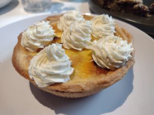 Vegan Quiche with whipped butter at Flour + Time Bakery in Atlanta