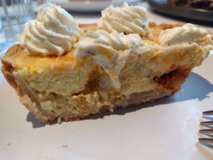 Inside of Vegan Quiche at Flour + Time Bakery in Atlanta