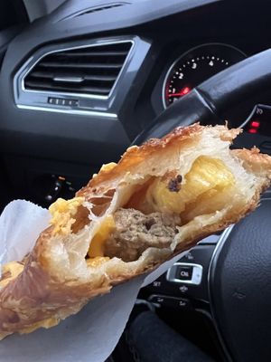 Sausage, Egg & Cheesee  at Flour + Time Bakery in Atlanta