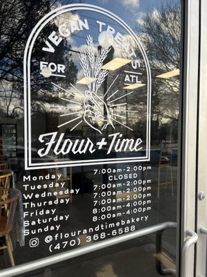   at Flour + Time Bakery in Atlanta