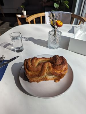 Some kind of croissant thing (forgot the name 😅) at Flour + Time Bakery in Atlanta