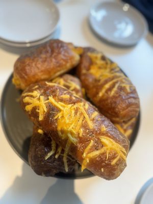 Breakfast croissants  at Flour + Time Bakery in Atlanta