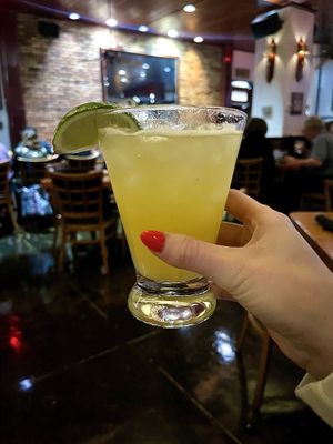 Pineapple infused margarita   at Cantina Laredo in Addison