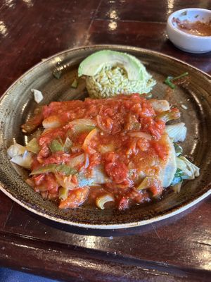 Enchiladas de vegetales  at Cantina Laredo in Addison