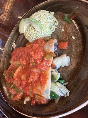 Enchiladas de vegetales  at Cantina Laredo in Addison