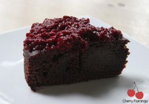 Vegan cake at Lenteja Express - Poblado in Medellin