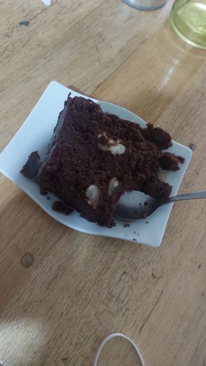 Chocolate cake at Lenteja Express - Poblado in Medellin