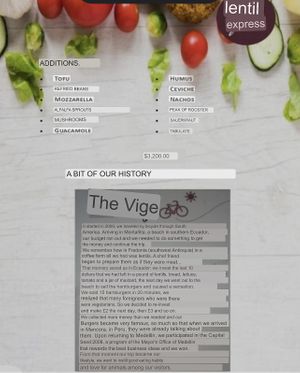 Google translated menu as of April 2022, page 6  at Lenteja Express - Poblado in Medellin