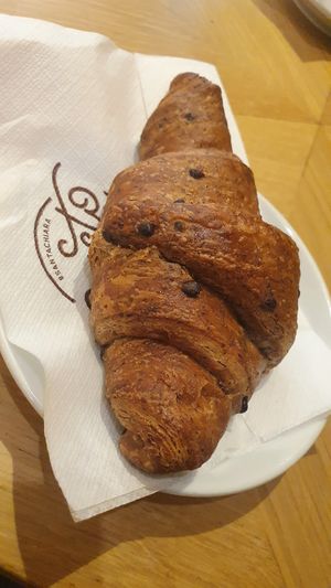 Vegan cornetto at Bar Del Chiostro in Naples