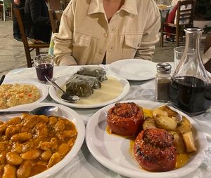   at Platanos Taverna in Athens