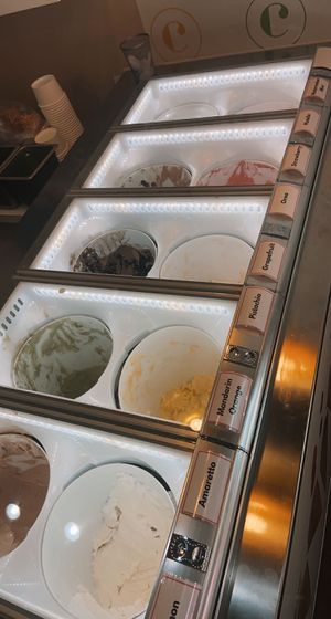 sorbets and gelatos (only sorbets are vegan)  at Choulala Fine Pastries in Winter Park