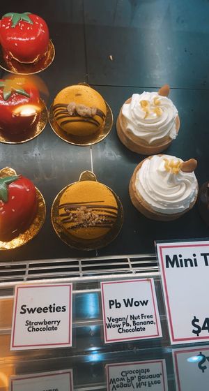 the vegan pastry- Pb Wow  at Choulala Fine Pastries in Winter Park