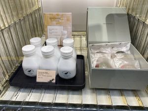 Nut Mylks for sale!  at Mother Pearl 圓貝 - Wan Chai in Hong Kong Island