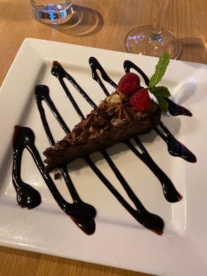 Triple Chocolate Tart at Prezzo in Enfield