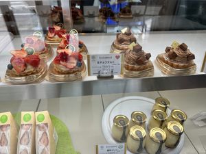 Some sweets for sale  at MERCY Vegan Factory in Osaka