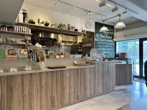 Front of the store  at MERCY Vegan Factory in Osaka