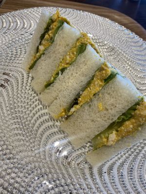 Vegan egg sandwich   at MERCY Vegan Factory in Osaka