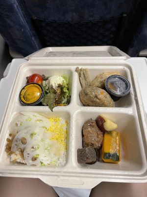 Take-out Mercy lunch box  at MERCY Vegan Factory in Osaka