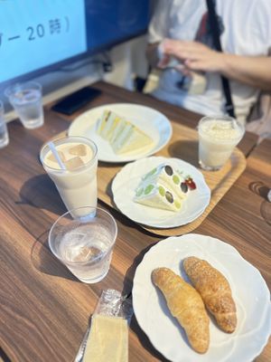 The egg sando will send shivers down your spine! It’s that good. It was wonderful to try the fruit sando, which is a very uniquely Japanese sandwich.   at MERCY Vegan Factory in Osaka