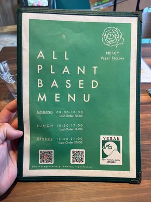  at MERCY Vegan Factory in Osaka