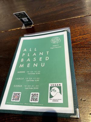   at MERCY Vegan Factory in Osaka