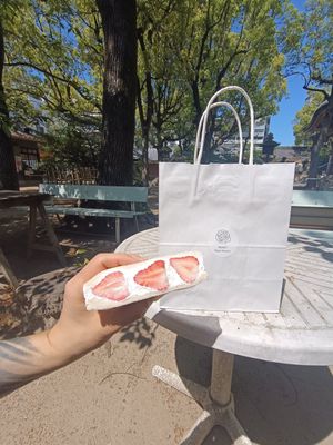 Fruit Sandwich at MERCY Vegan Factory in Osaka