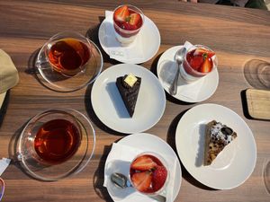 desserts  at MERCY Vegan Factory in Osaka