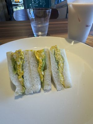 Vegan egg sandwich   at MERCY Vegan Factory in Osaka