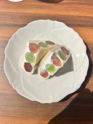 Fruit sando  at MERCY Vegan Factory in Osaka