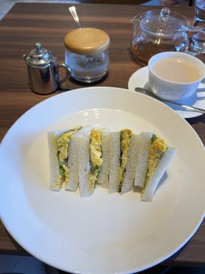 Egg sandwich set - 7/10  at MERCY Vegan Factory in Osaka