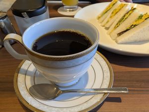 Original flavoured coffee at MERCY Vegan Factory in Osaka