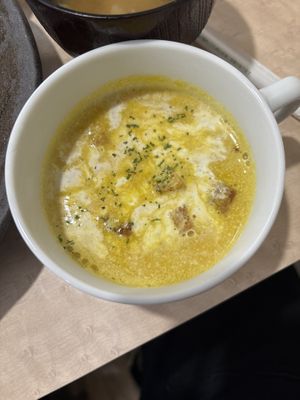 Pumpkin Soup #Veganuary at MERCY Vegan Factory in Osaka