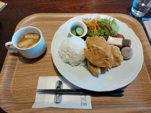 Fried Kurumafu at MERCY Vegan Factory in Osaka