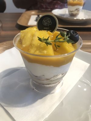 Tropical Parfait (SO creamy!).  at MERCY Vegan Factory in Osaka