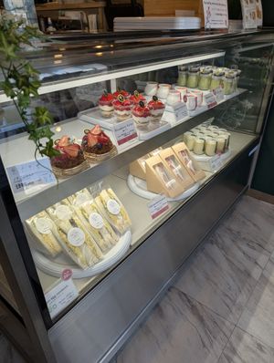 inside at MERCY Vegan Factory in Osaka