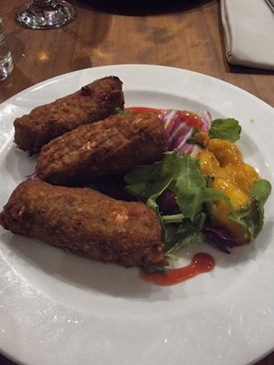 Koftas at David Bann Restaurant in Edinburgh